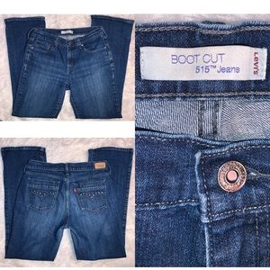 Levi’s Bootcut 515 Jeans w Studded Pockets - 8 S